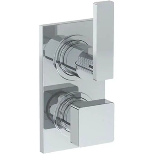 Wall Mounted Thermostatic Shower Trim with built-in control, 3 1/2" x 6 1/4"