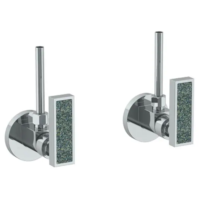 Lavatory Angle Stop Kit -1/2" IPS x 3/8" OD Compression