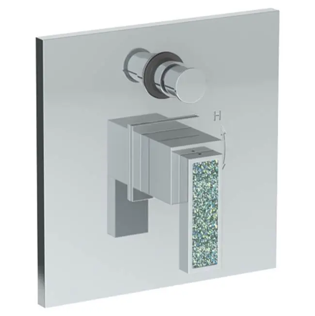 Wall Mounted Pressure Balance Shower Trim with Diverter, 7 1/2"