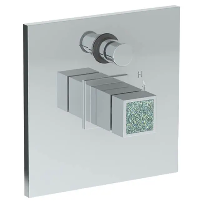 Wall Mounted Pressure Balance Shower Trim with Diverter, 7 1/2"
