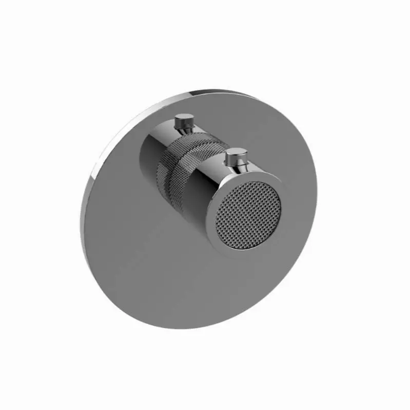 Cameo Round M-Series Thermostatic Valve Trim Plate with Handle