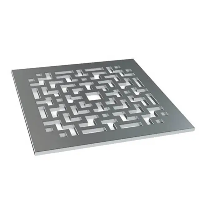 designer shower drain - 5" X 5" strainer only