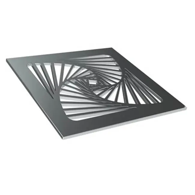 designer shower drain - 5" X 5" strainer only