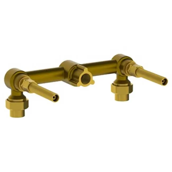 2 Handle Wall Mounted Lavatory - Rough For Centered Spout