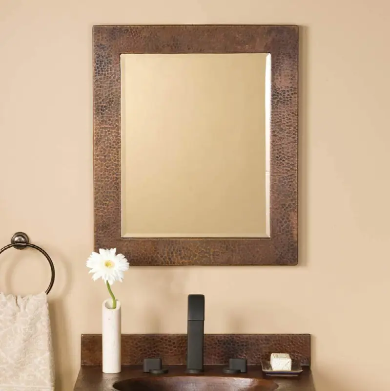 Small Sedona Rectangle Mirror in Antique