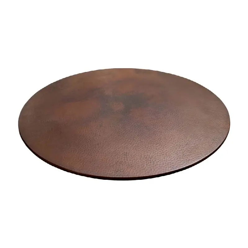 Copper Lazy Susan in Antique, 34"