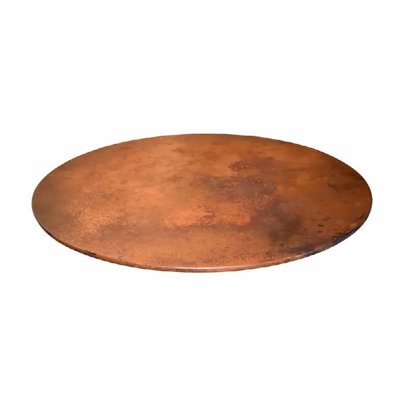 Copper Lazy Susan in Tempered 34"