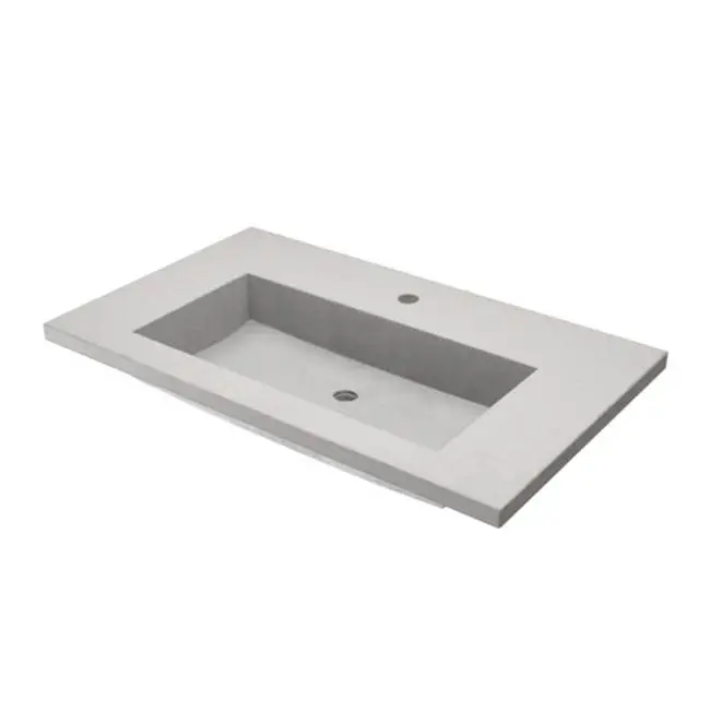 36" Capistrano Vanity Top with Integral Trough