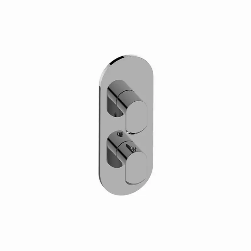 Phase Round M-Series Valve Trim with Two Handles