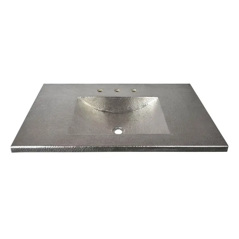 36" Cozumel Vanity Top in Brushed Nickel