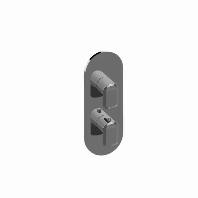 Sento Round M-Series Valve Trim with Two Handles