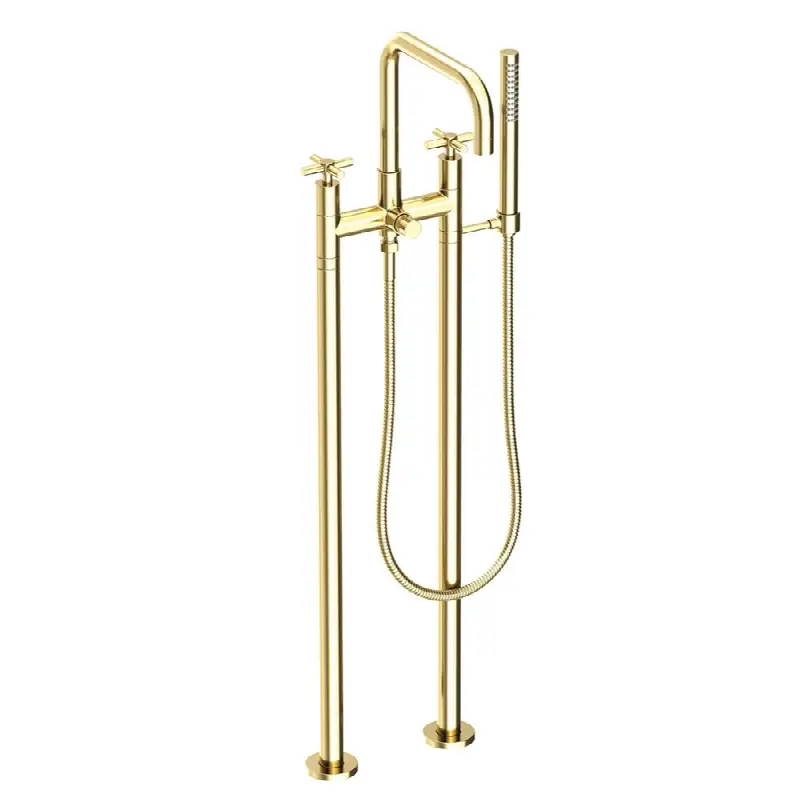 East Square® Exposed Tub & Hand Shower Set w/Risers