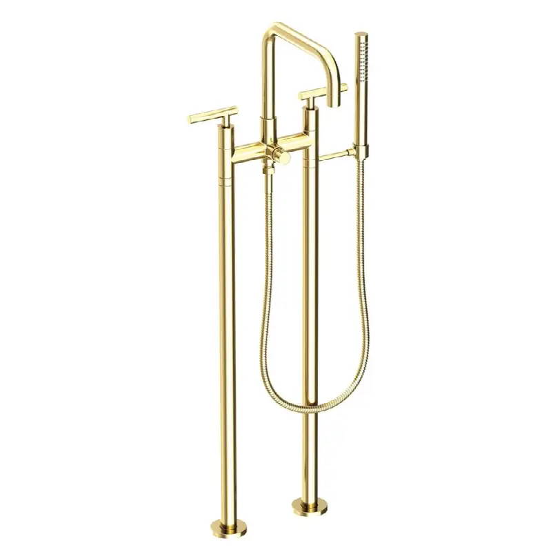 East Square® Exposed Tub & Hand Shower Set w/Risers