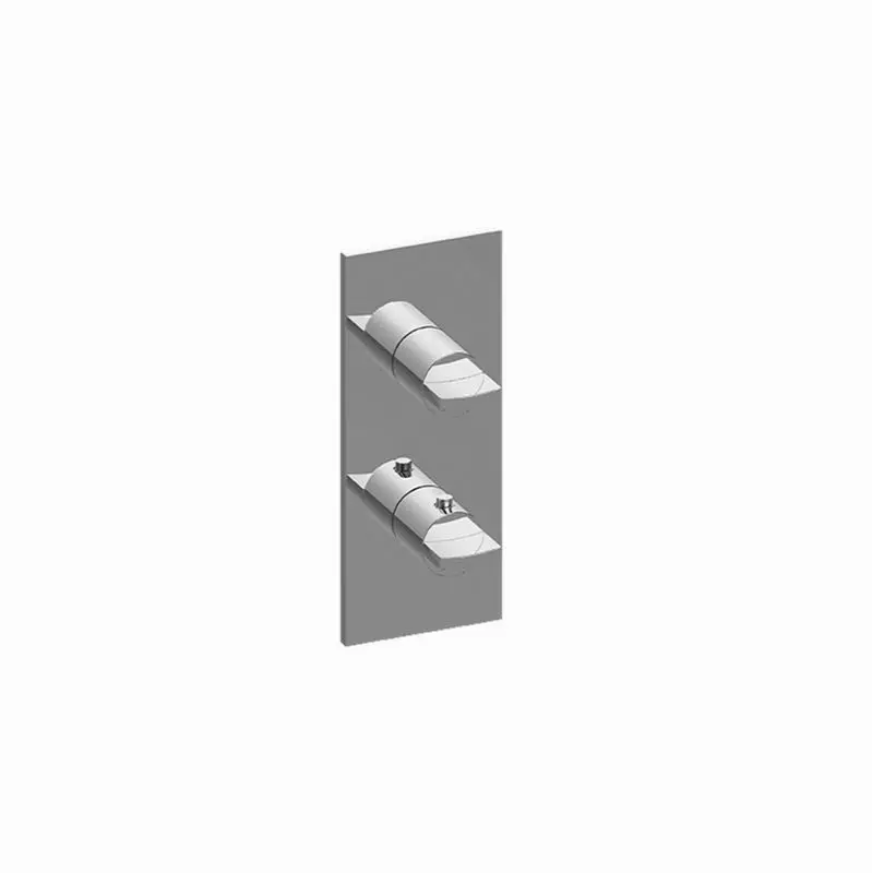 Sade/Targa Square M-Series Valve Trim with Two Handles