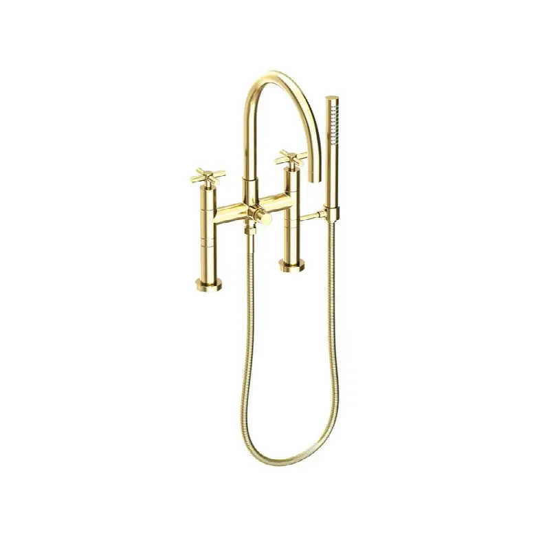 East Linear® Exposed Tub & Hand Shower Set - Deck Mount
