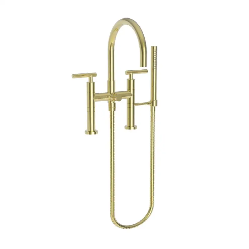 East Linear® Exposed Tub & Hand Shower Set - Deck Mount