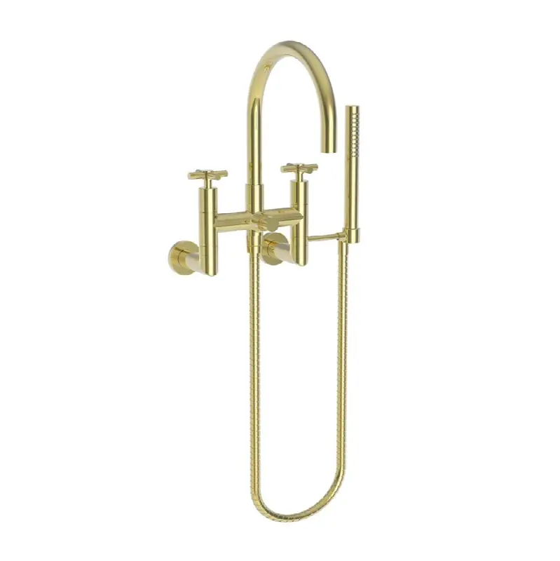East Linear® Exposed Tub & Hand Shower Set - Wall Mount