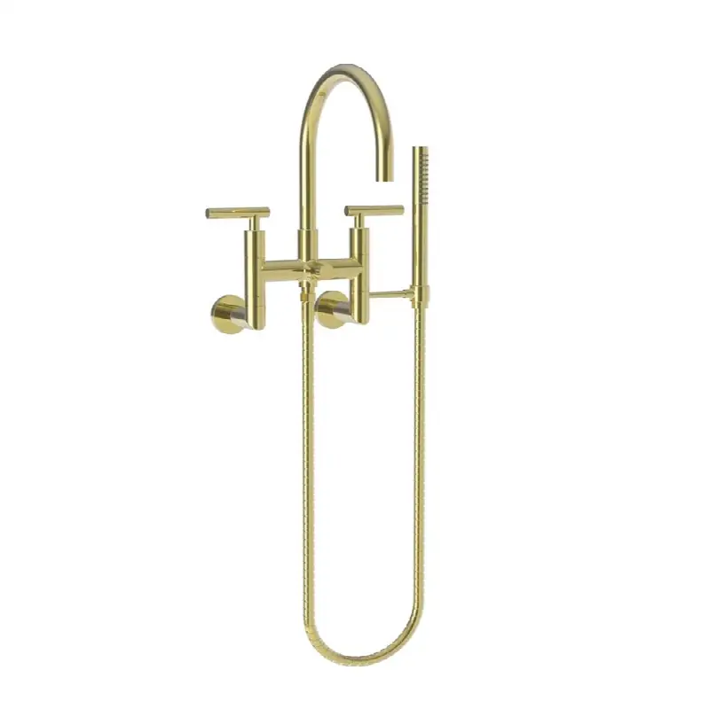East Linear® Exposed Tub & Hand Shower Set - Wall Mount