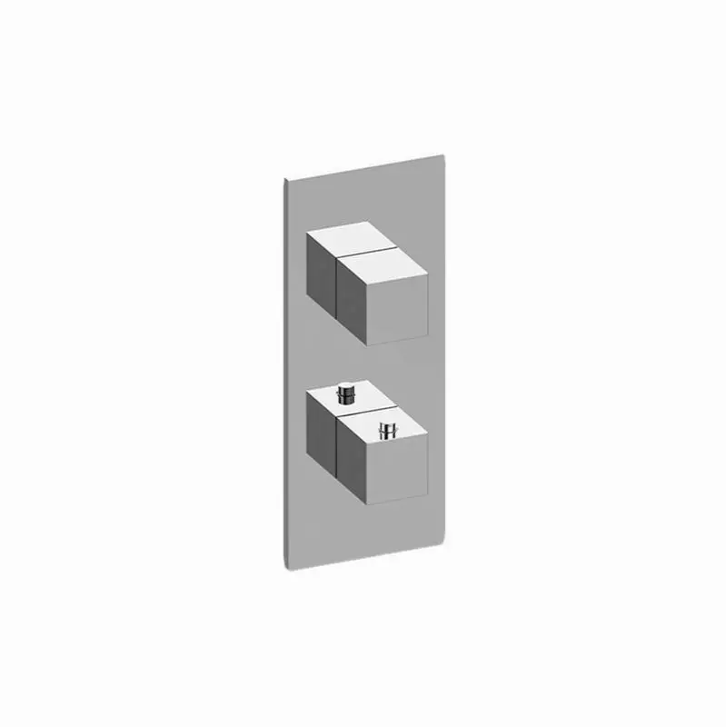 Incanto Square M-Series Valve Trim with Two Handles