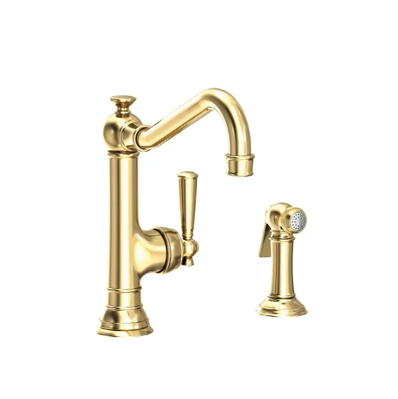 Jacobean Single Handle Kitchen Faucet with Side Spray