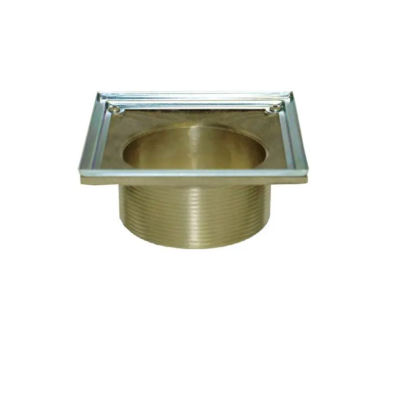 6" Square Shower Drain Throat