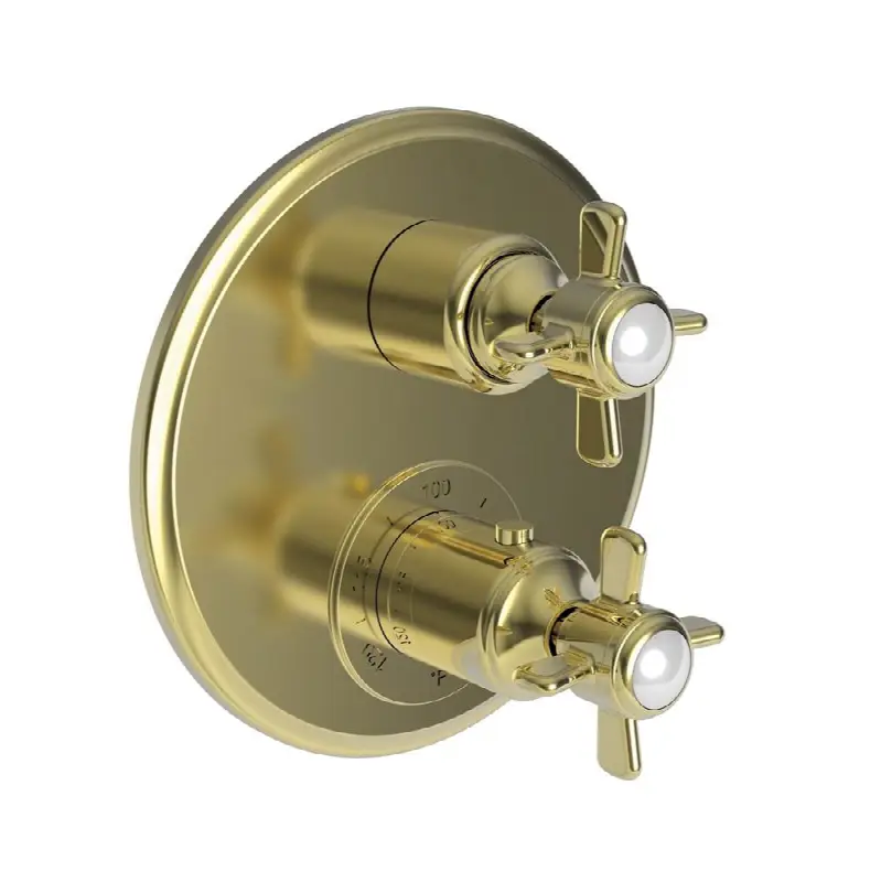 Fairfield 1/2" Round Thermostatic Trim Plate with Handle