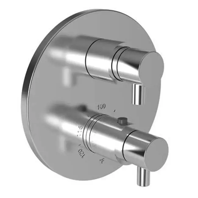 East Linear® 1/2" Round Thermostatic Trim Plate with Handle