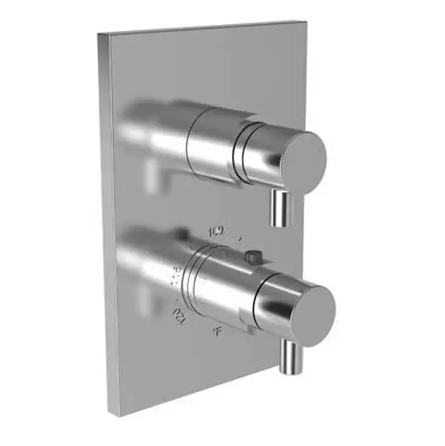 East Linear® 1/2" Square Thermostatic Trim Plate with Handle