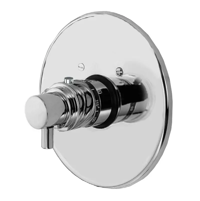 East Linear® 3/4" Round Thermostatic Trim Plate with Handle