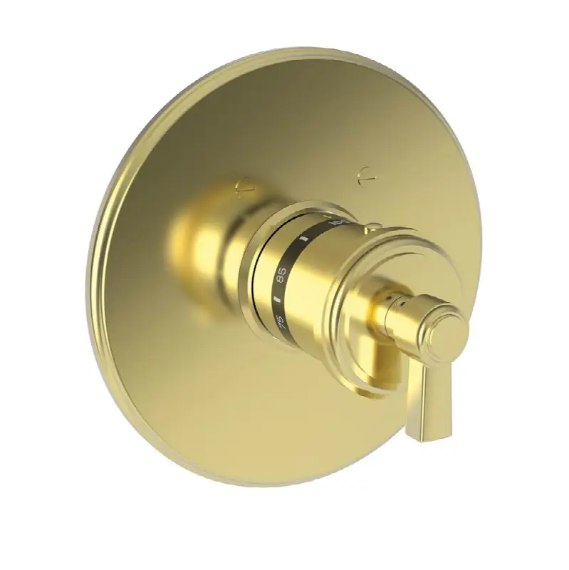 Miro 3/4" Round Thermostatic Trim Plate with Handle