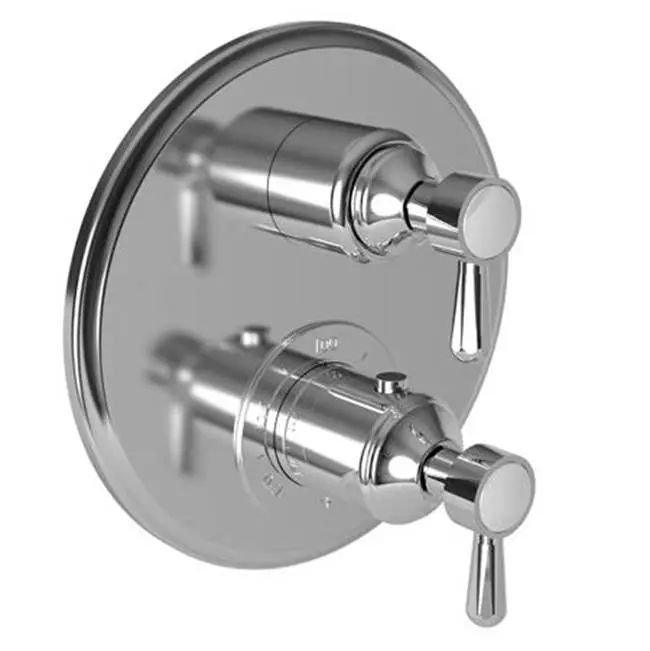 Astaire 1/2" Round Thermostatic Trim Plate with Handle