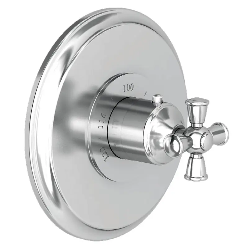 Aylesbury 3/4" Round Thermostatic Trim Plate with Handle