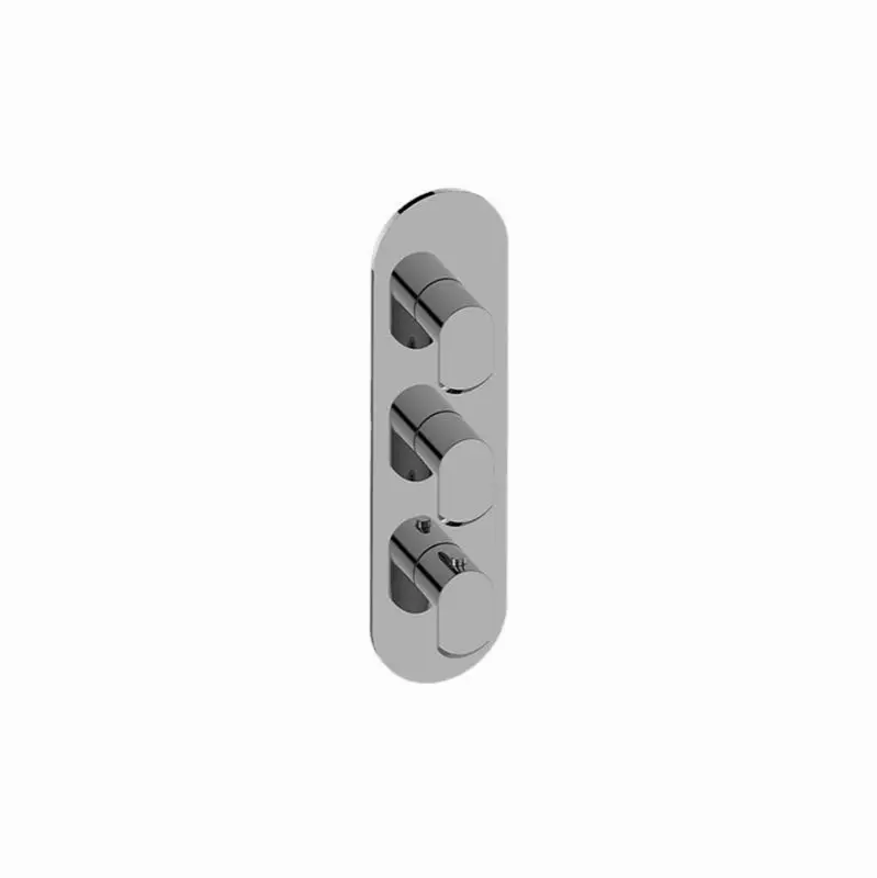 Phase Round M-Series Valve Trim with Three Handles
