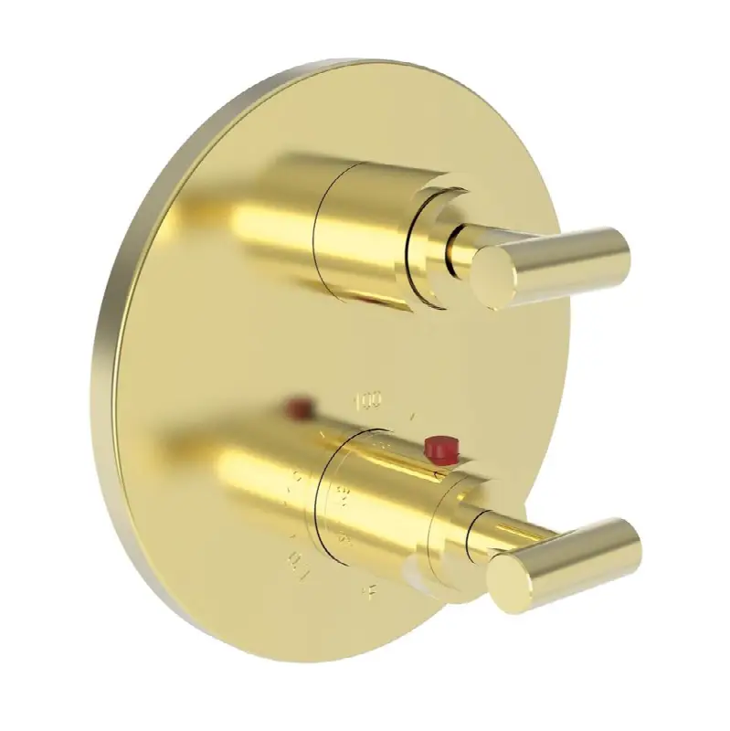 Pavani 1/2" Round Thermostatic Trim Plate with Handle