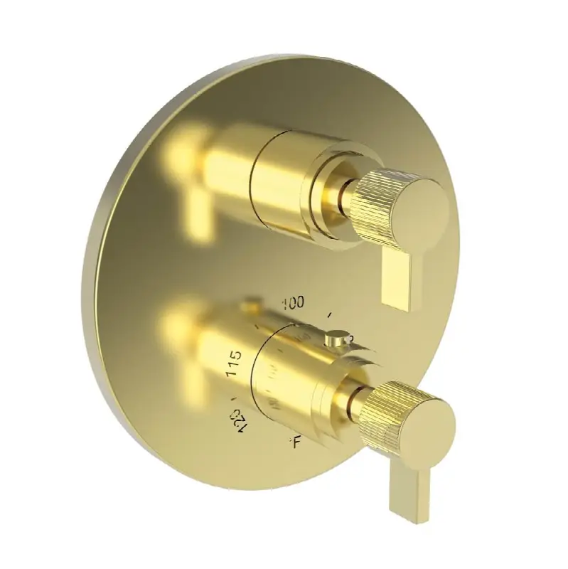 Pardees® 1/2" Round Thermostatic Trim Plate with Handle