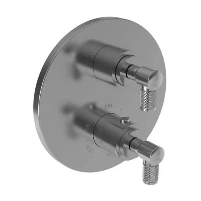 Clemens 1/2" Round Thermostatic Trim Plate with Handle