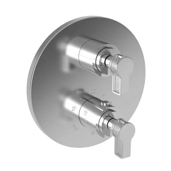 Griffey 1/2" Round Thermostatic Trim Plate with Handle