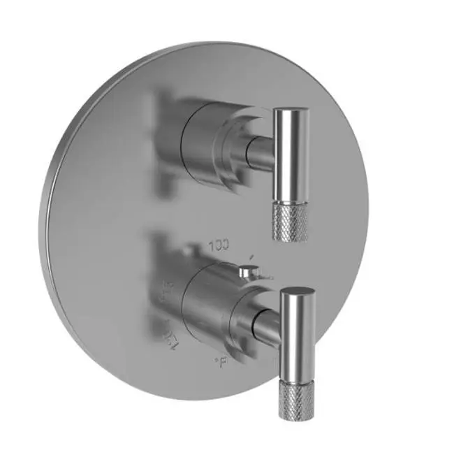 Muncy 1/2" Round Thermostatic Trim Plate with Handle