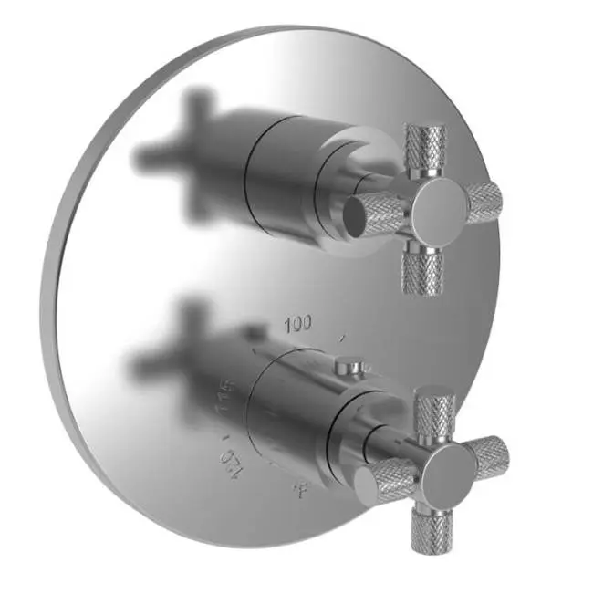 Muncy 1/2" Round Thermostatic Trim Plate with Handle