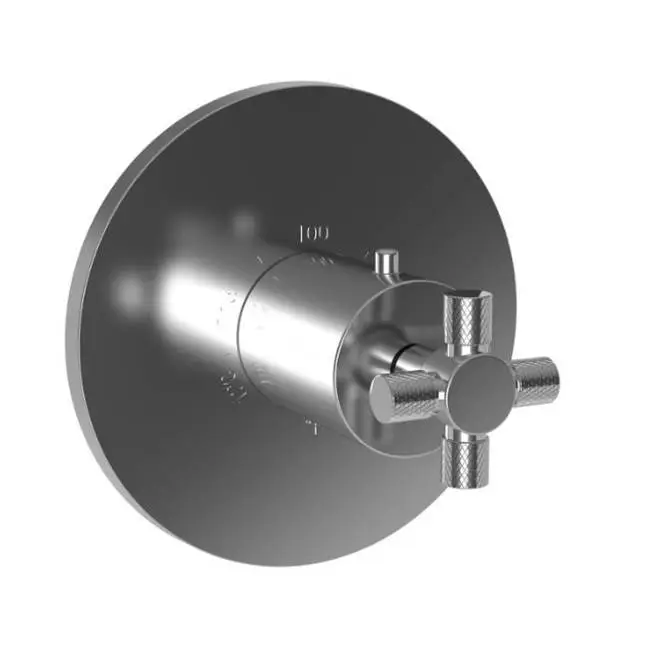 Muncy 3/4" Round Thermostatic Trim Plate with Handle