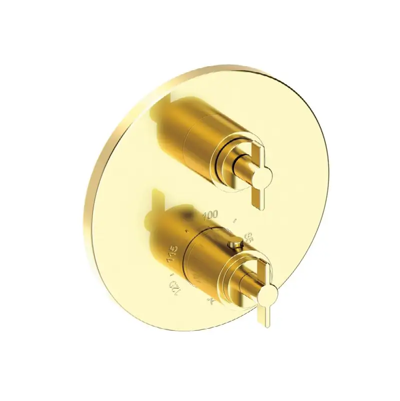 Tolmin® 1/2" Round Thermostatic Trim Plate with Handle