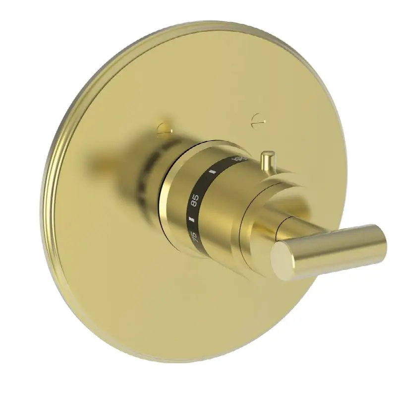 East Linear® 3/4" Round Thermostatic Trim Plate with Handle
