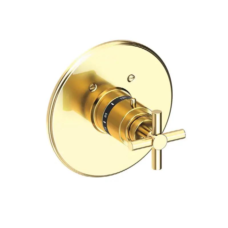 East Linear® 3/4" Round Thermostatic Trim Plate with Handle