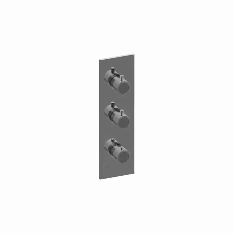 Cameo Square M-Series Valve Trim with Three Handles