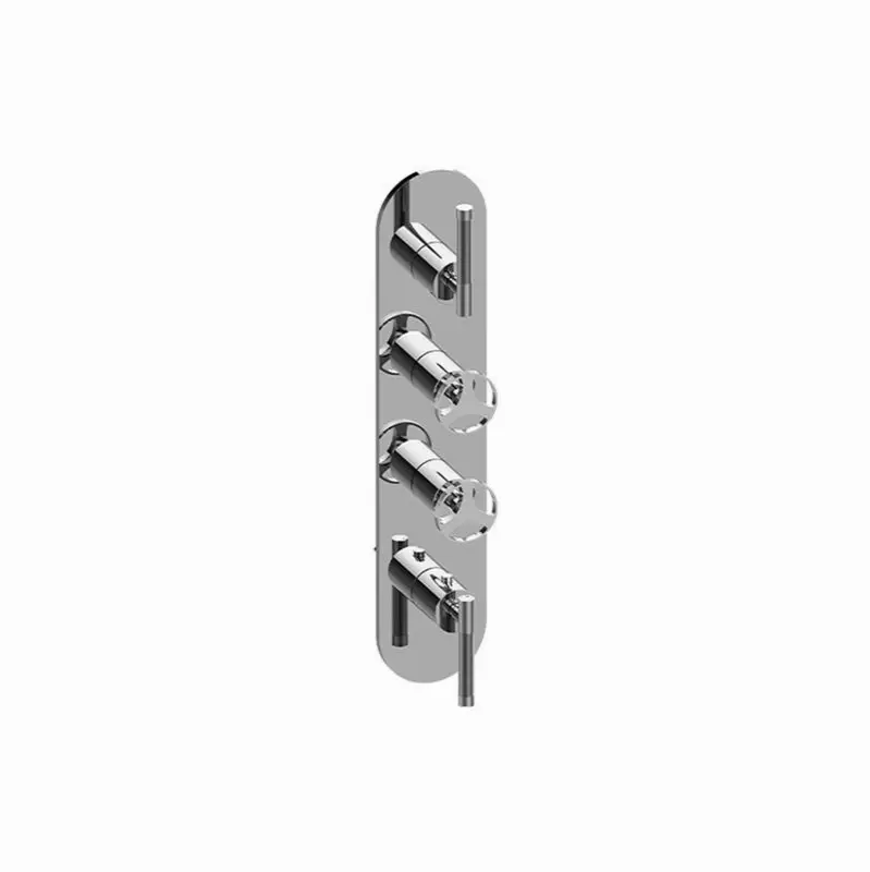 Harley Round M-Series Valve Trim with Four Handles