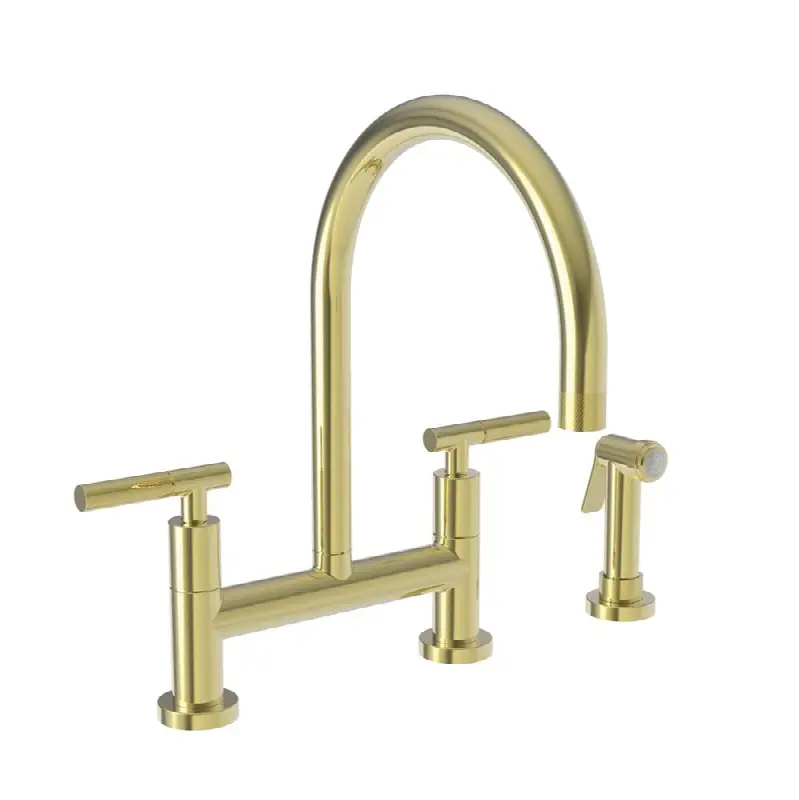 Muncy Kitchen Bridge Faucet with Side Spray