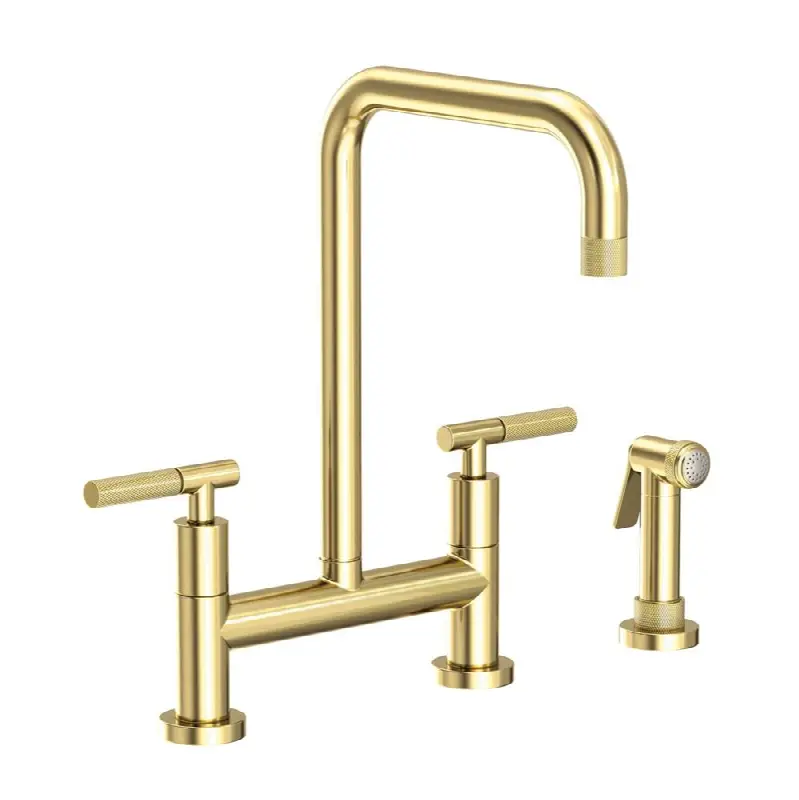 Muncy Kitchen Bridge Faucet with Side Spray