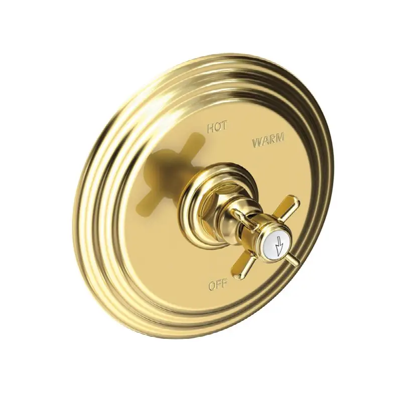 Fairfield Balanced Pressure Shower Trim Plate with Handle. Less showerhead, arm and flange.
