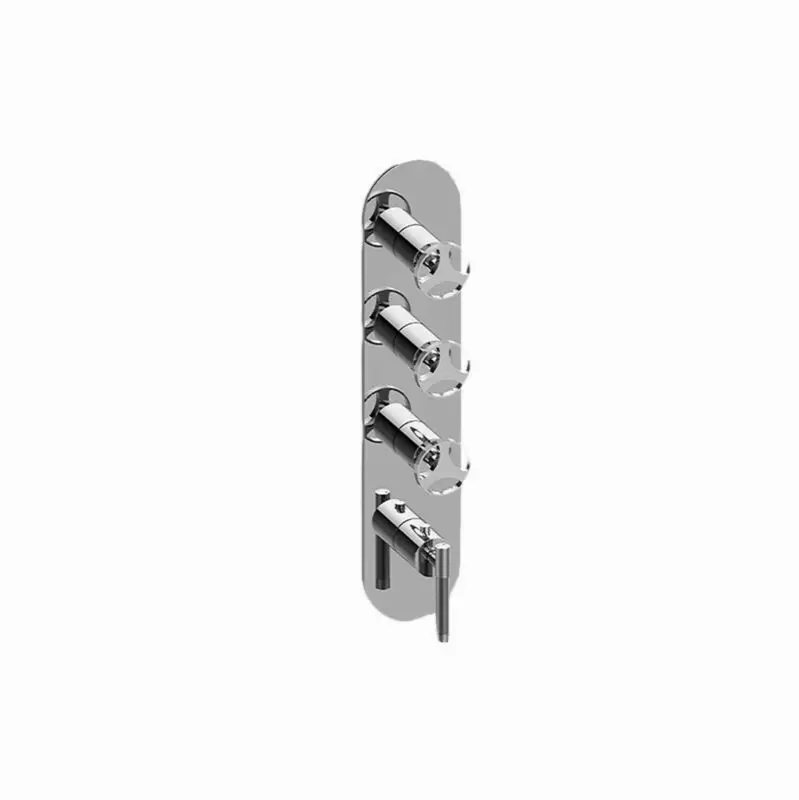 Harley Round M-Series Valve Trim with Four Handles