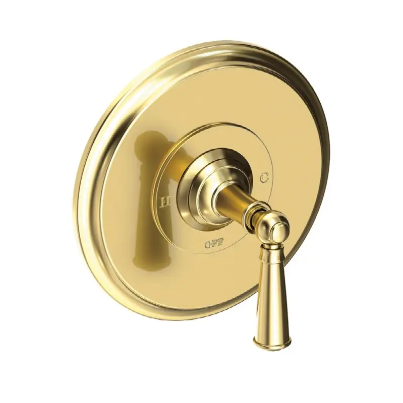 Aylesbury Balanced Pressure Shower Trim Plate with Handle. Less showerhead, arm and flange.